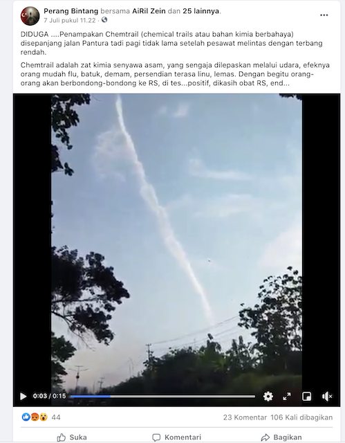 Chemical trail adalah